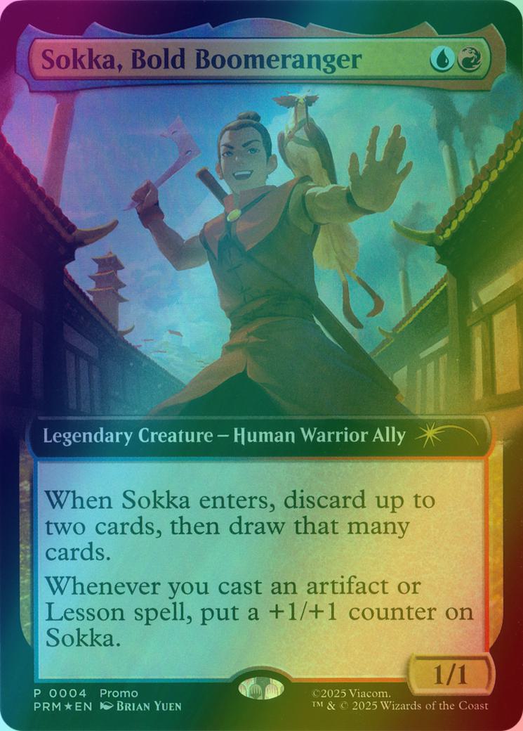 Sokka, Bold Boomeranger [2025-4] [Extended Art] [URL/Convention Promos] [Foil]