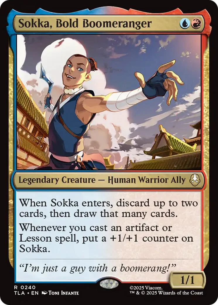Sokka, Bold Boomeranger [240] [Avatar: The Last Airbender] [Non-Foil]