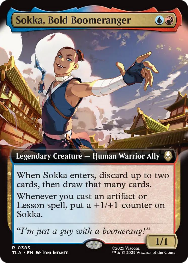 Sokka, Bold Boomeranger [383] [Extended Art] [Avatar: The Last Airbender] [Non-Foil]