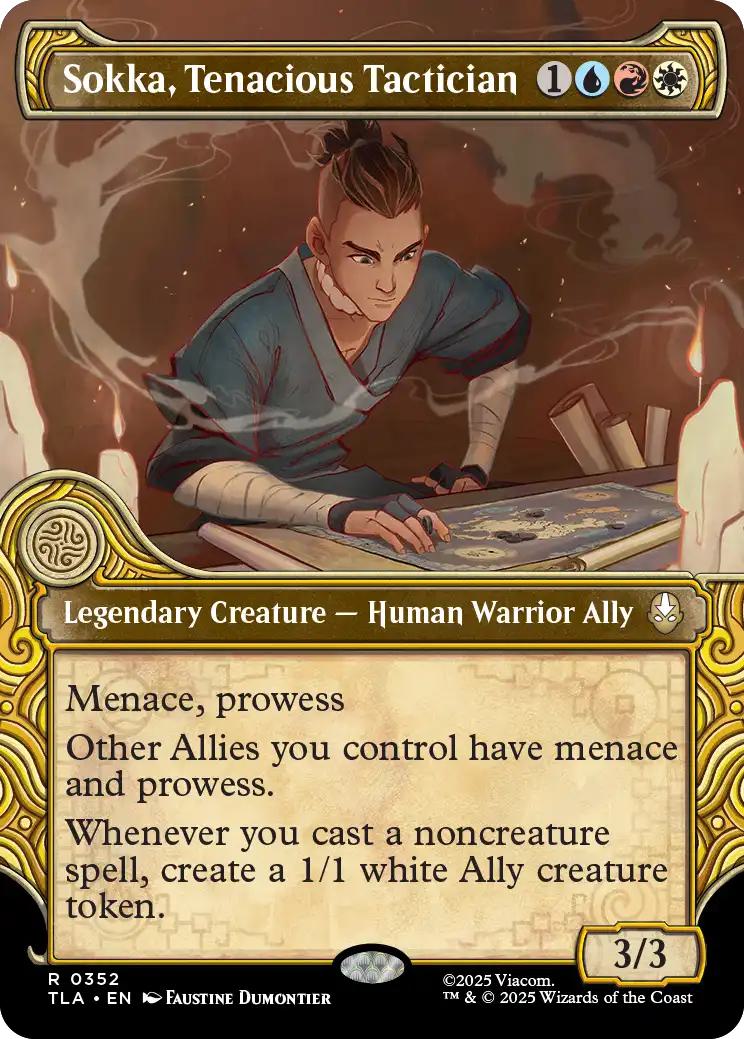 Sokka, Tenacious Tactician [352] [Elemental Frame] [Avatar: The Last Airbender] [Non-Foil]