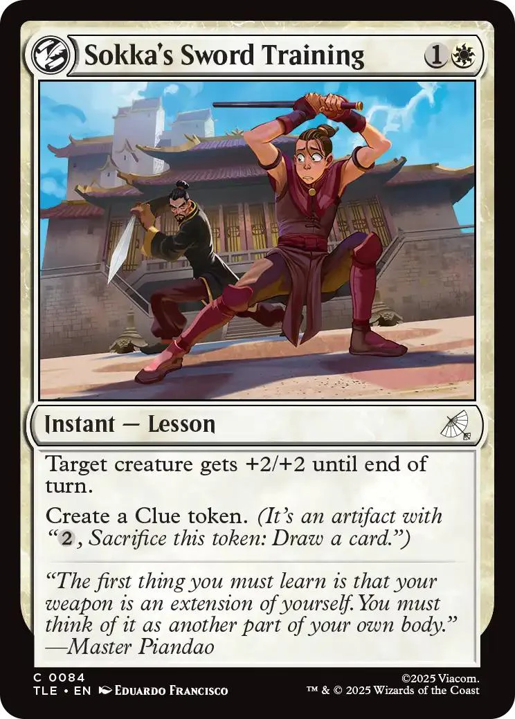 Sokka's Sword Training [84] [Avatar: The Last Airbender Eternal] [Non-Foil]