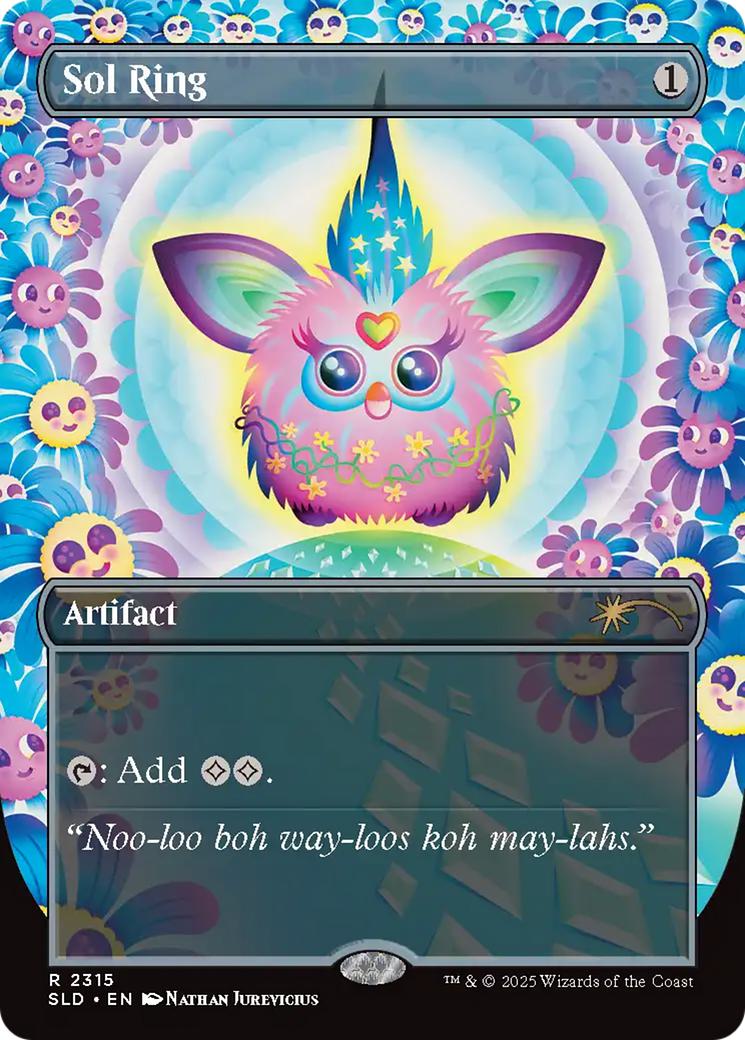 Sol Ring [2315] [Borderless] [Furby: Doo-ay Noo-lah] [Secret Lair Drop] [Non-Foil]
