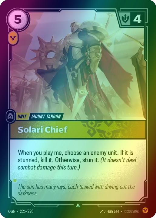 Solari Chief - 225/298 [Origins] [Foil]