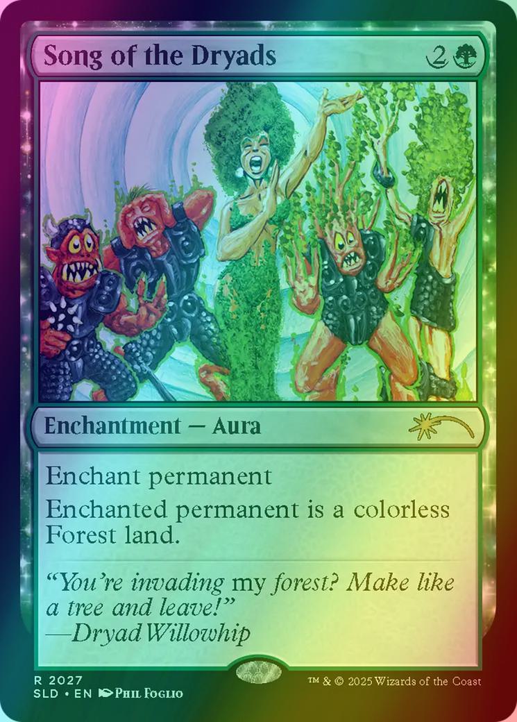 Song of the Dryads [2027] [Phil Foglio] [Secret Lair Drop] [Foil]
