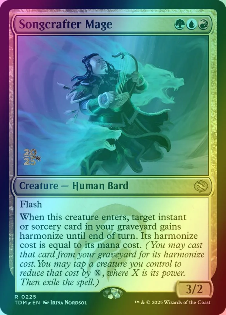 Songcrafter Mage [225s] [Prerelease] [Tarkir: Dragonstorm: Promos] [Foil]