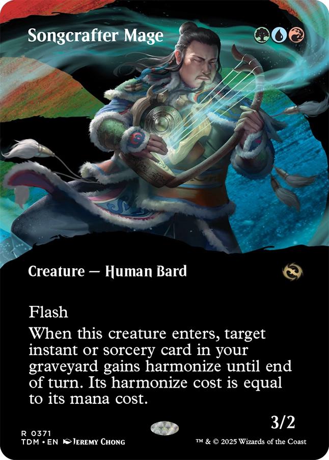 Songcrafter Mage [371] [Borderless] [Clan] [Tarkir: Dragonstorm] [Non-Foil]