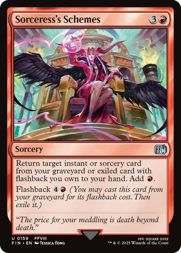 Sorceress's Schemes [159] [FINAL FANTASY] [Non-Foil]