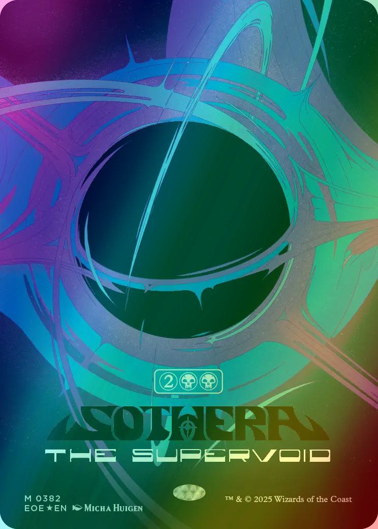 Sothera, the Supervoid [382] [Textless] [Headliner] [Edge of Eternities] [Singularity Foil]