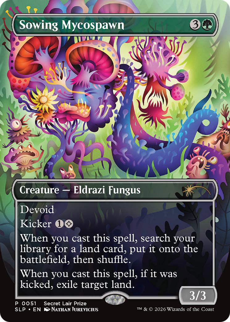 Sowing Mycospawn [0051] [Borderless] [Secret Lair Promo] [Non-Foil]