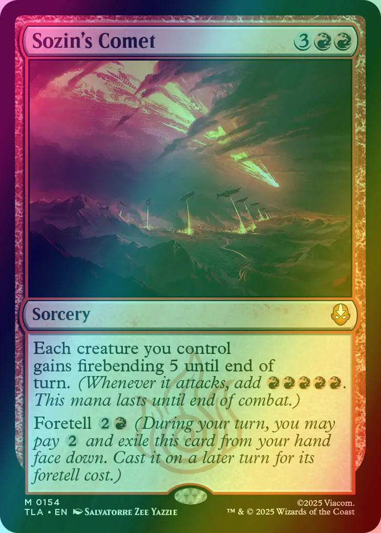 Sozin's Comet [154] [Avatar: The Last Airbender] [Foil]