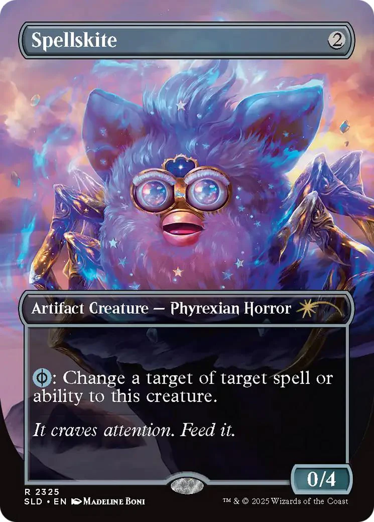 Spellskite [2325] [Borderless] [Furby: The OddBodies] [Secret Lair Drop] [Non-Foil]