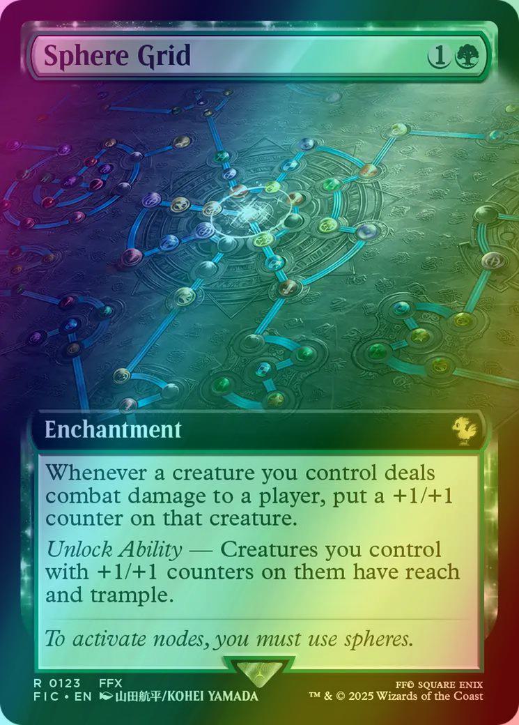 Sphere Grid [123] [Extended Art] [FINAL FANTASY: Commander] [Foil]