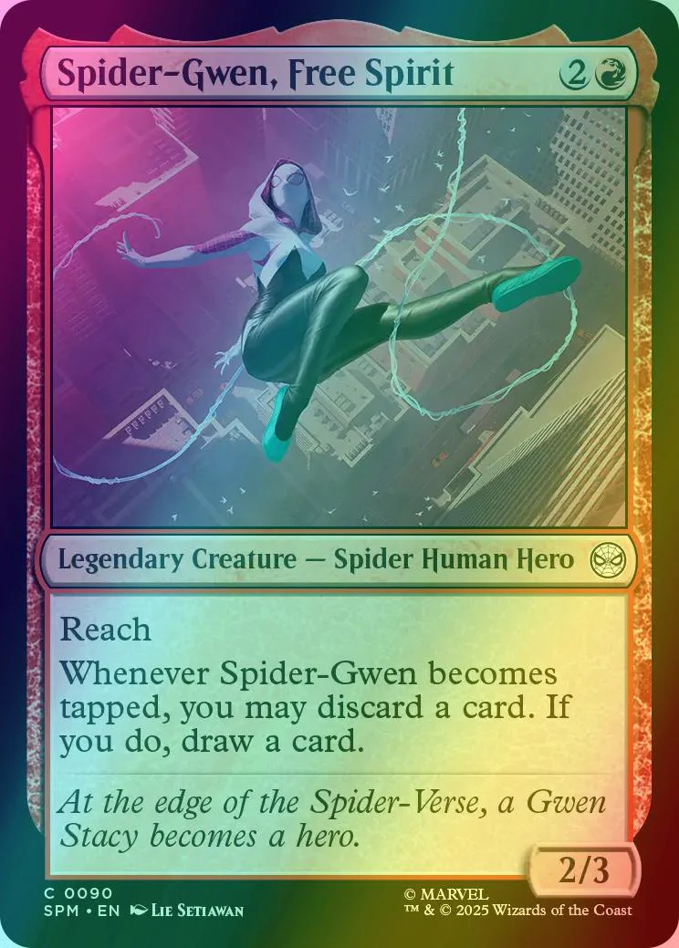 Spider-Gwen, Free Spirit [90] [Marvel's Spider-Man] [Foil]