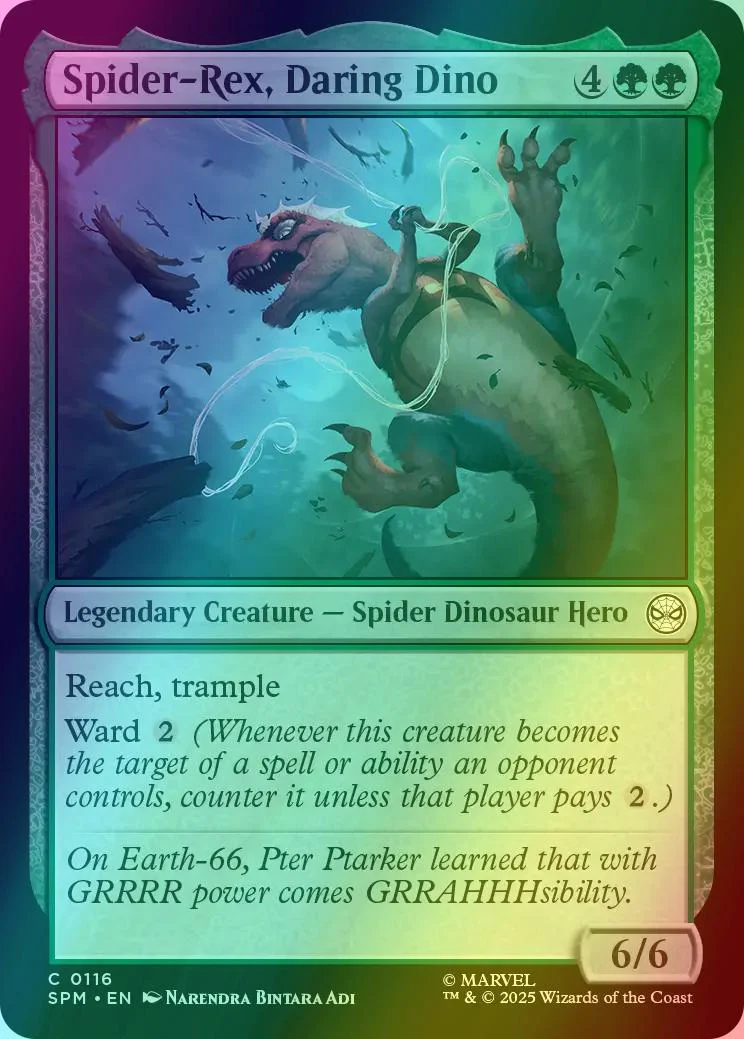 Spider-Rex, Daring Dino [116] [Marvel's Spider-Man] [Foil]