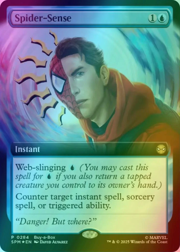 Spider-Sense [284] [Extended Art] [Buy A Box] [Marvel's Spider-Man] [Foil]