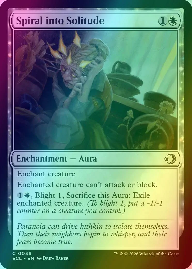 Spiral into Solitude [36] [Lorwyn Eclipsed] [Foil]