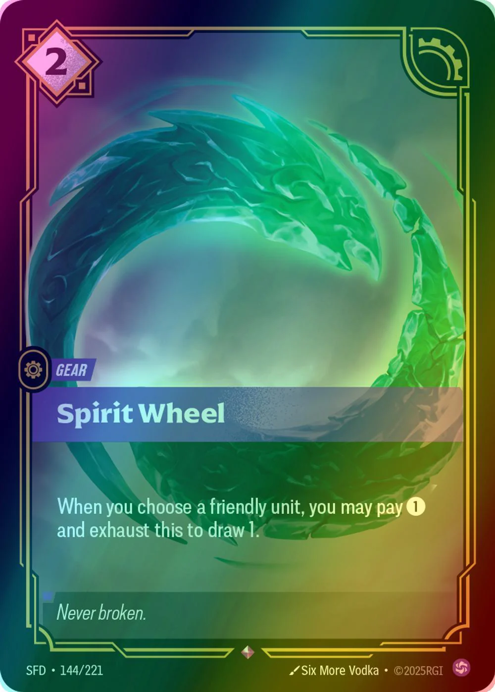 Spirit Wheel - 144/221 [Spiritforged] [Foil]