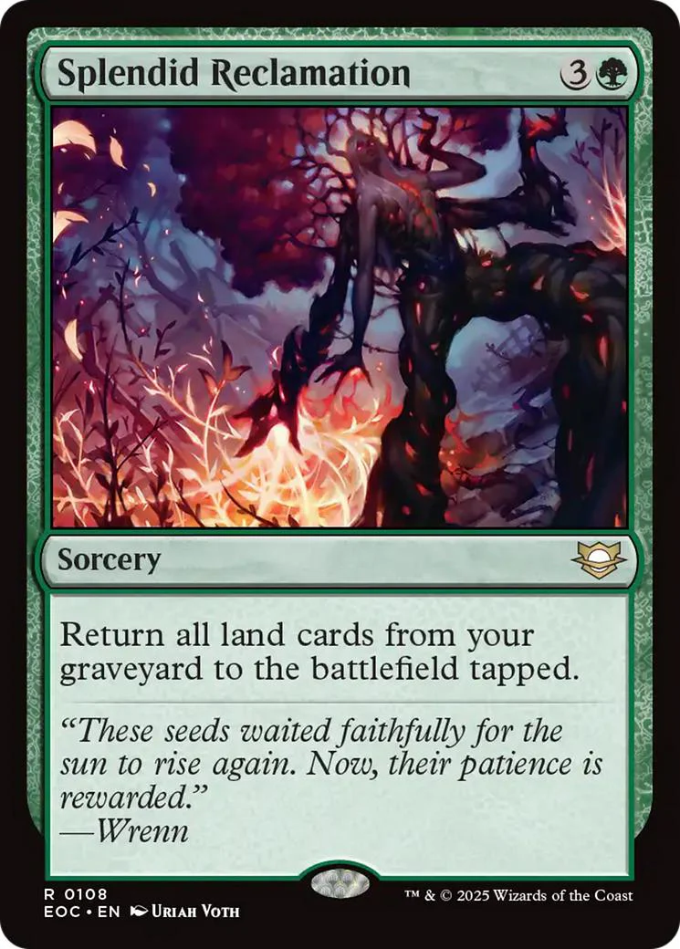 Splendid Reclamation [108] [Edge of Eternities: Commander] [Non-Foil]