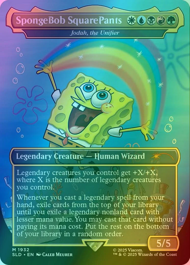 SpongeBob SquarePants - Jodah, the Unifier [1932] [Borderless] [SpongeBob: Legends] [Secret Lair Drop] [Foil]