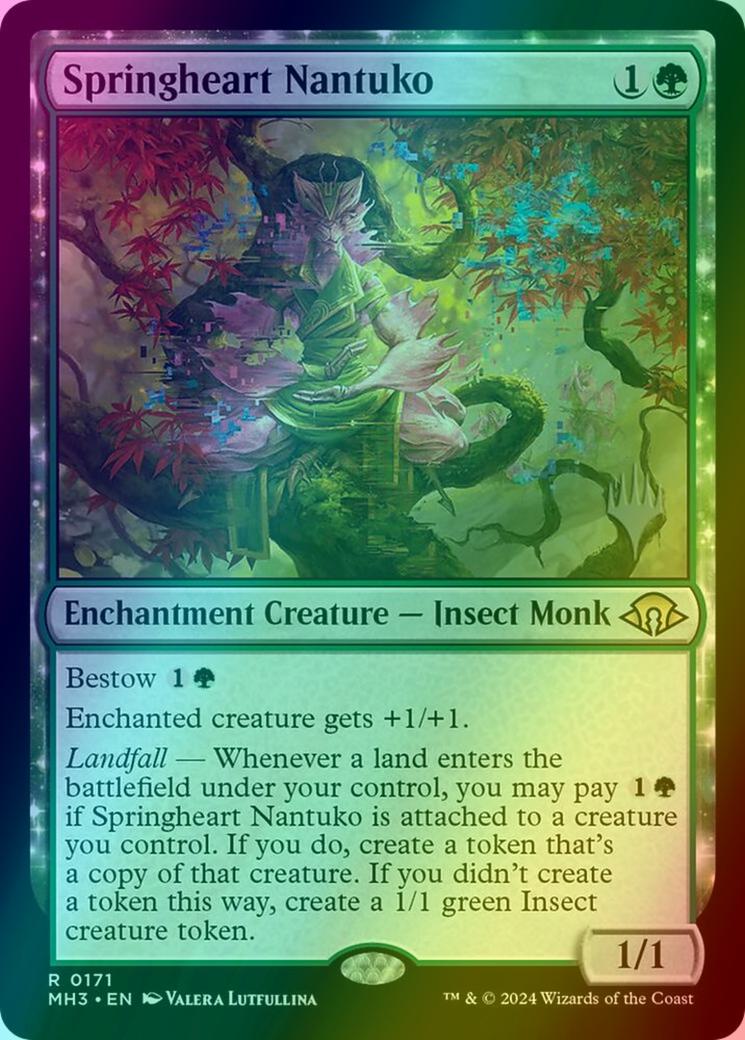 Springheart Nantuko [171p] [Promo Pack] [Modern Horizons 3: Promos] [Foil]