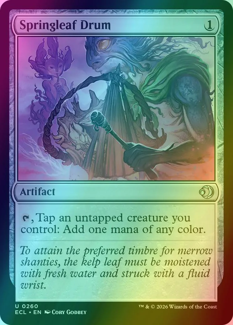 Springleaf Drum [260] [Lorwyn Eclipsed] [Foil]