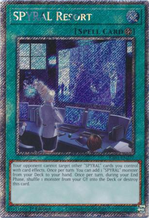 SPYRAL Resort - RA04-EN277 - Platinum Secret Rare - 1st Edition