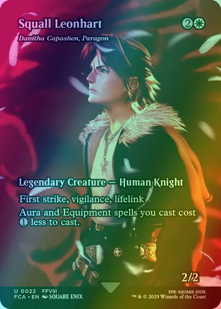 Squall Leonhart - Danitha Capashen, Paragon [22] [Borderless] [FINAL FANTASY: Through the Ages] [Foil]