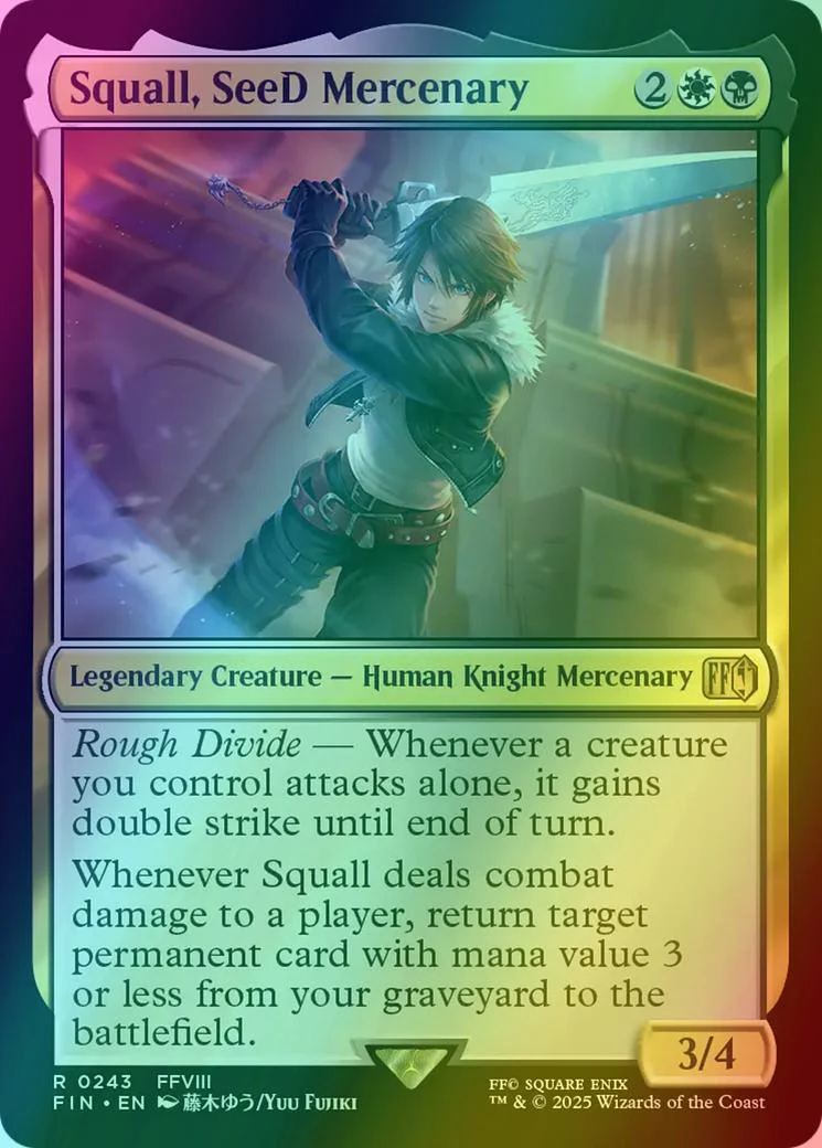 Squall, SeeD Mercenary [243] [FINAL FANTASY] [Foil]