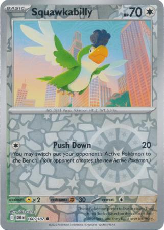 Squawkabilly - 160/182 - Common [sv10-160] [Reverse Holo]