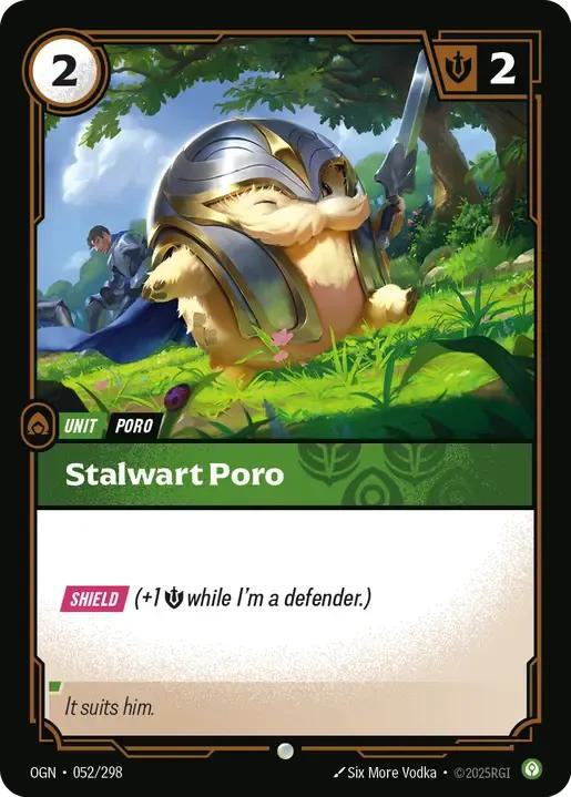 Stalwart Poro - 052/298 [Origins] [Non-Foil]