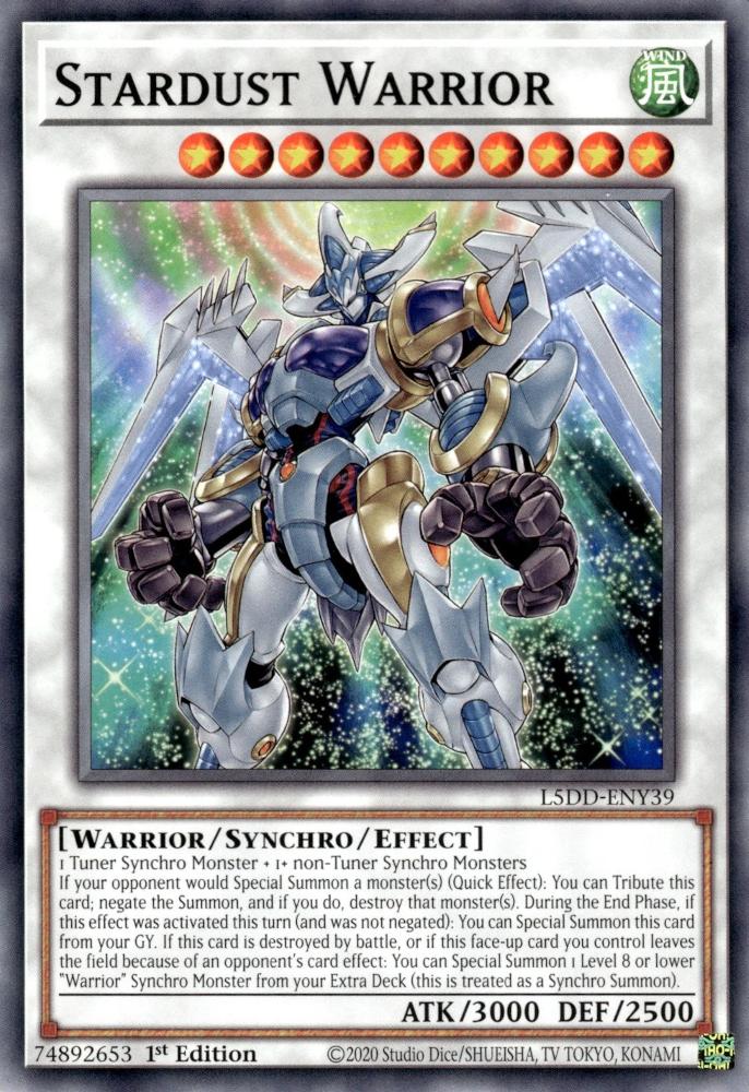 Stardust Warrior - L5DD-ENY39 - Common - 1st Edition