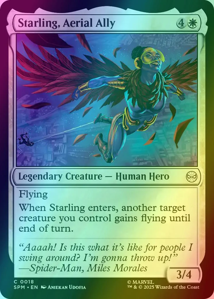 Starling, Aerial Ally [18] [Marvel's Spider-Man] [Foil]