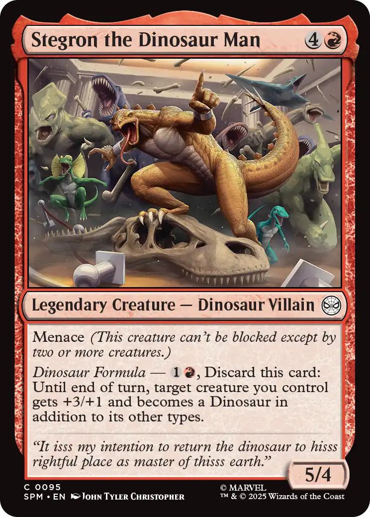 Stegron the Dinosaur Man [95] [Marvel's Spider-Man] [Non-Foil]