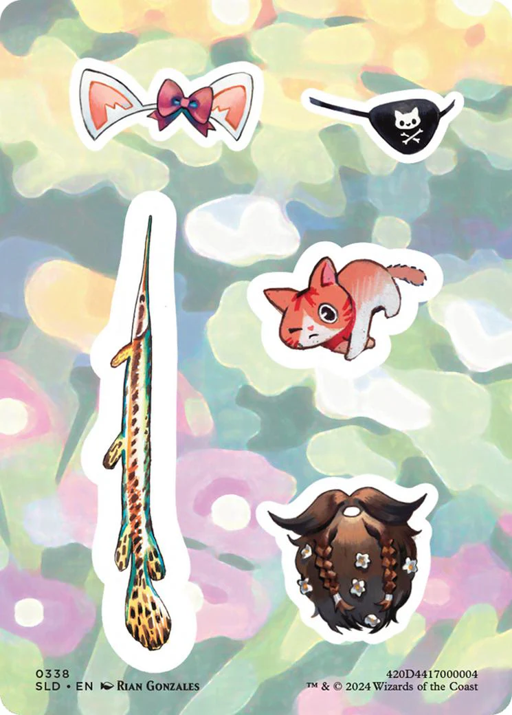 Sticker sheet [0338] [Pick 'Em And Stick 'Em] [Secret Lair Drop] [Non-Foil]