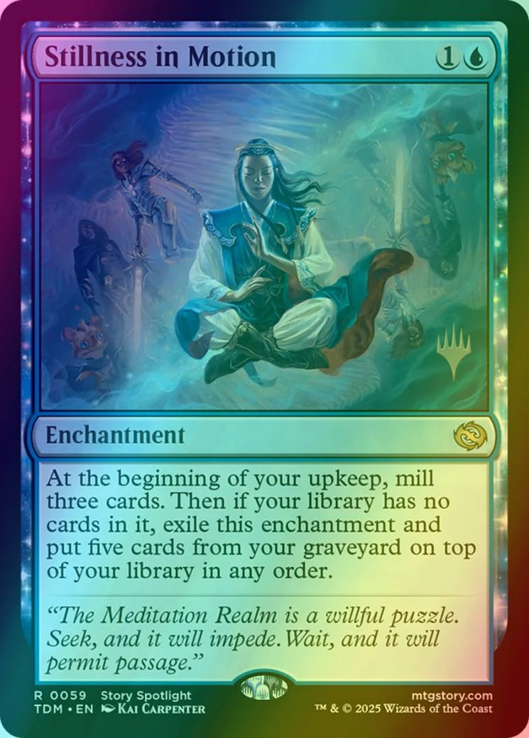 Stillness in Motion [59p] [Promo Pack] [Tarkir: Dragonstorm: Promos] [Foil]
