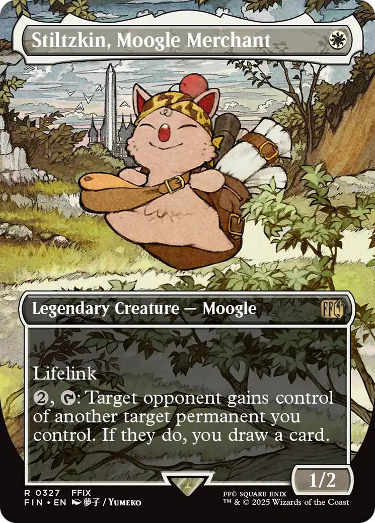 Stiltzkin, Moogle Merchant [327] [Borderless] [FINAL FANTASY] [Non-Foil]