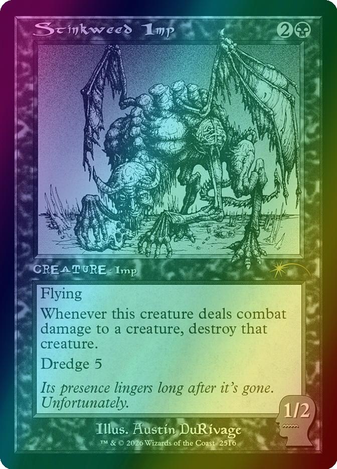 Stinkweed Imp [2516] [Retro Frame] [Brain Dead: New Earth Mentality] [Secret Lair Drop] [Foil]