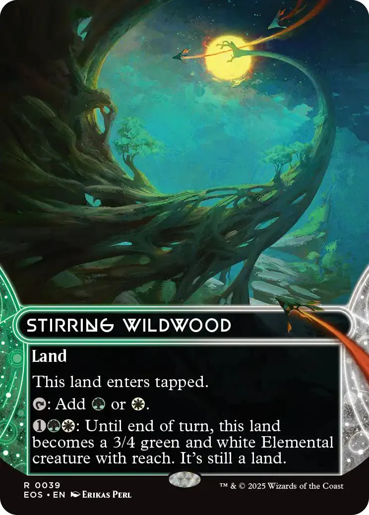 Stirring Wildwood [39] [Borderless] [Edge of Eternities: Stellar Sights] [Non-Foil]