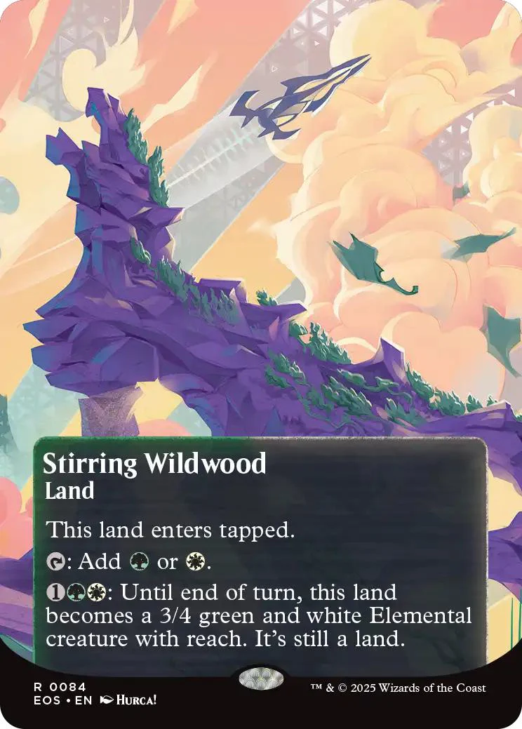 Stirring Wildwood [84] [Borderless] [Poster] [Edge of Eternities: Stellar Sights] [Non-Foil]