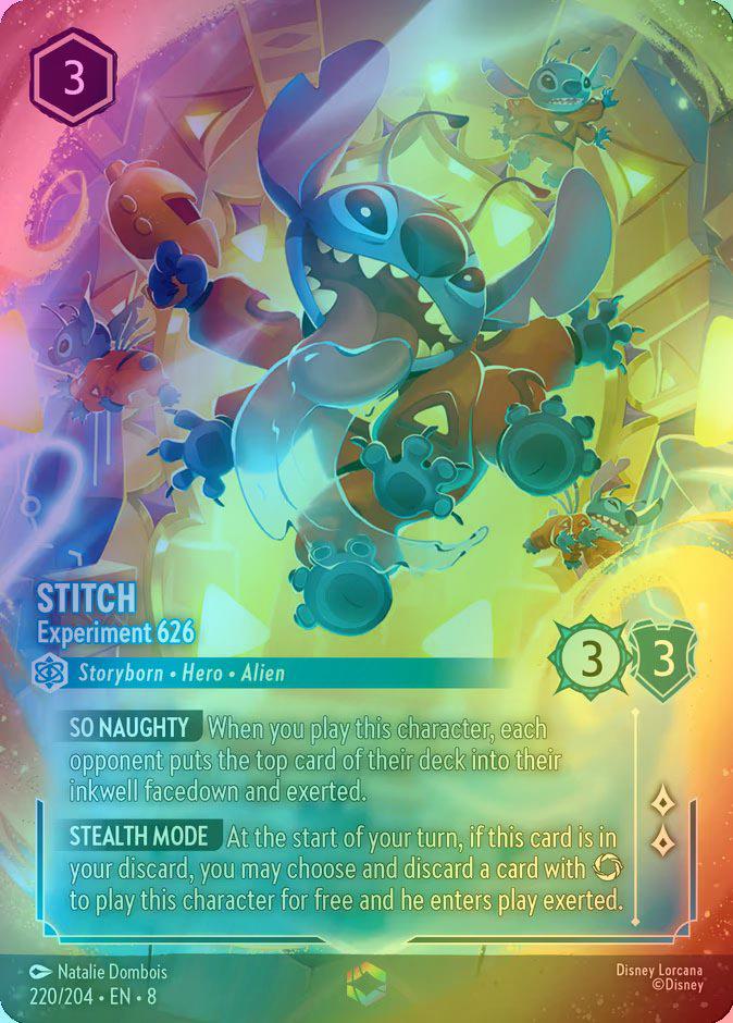 Stitch - Experiment 626 (Enchanted) - 220/204 [Reign of Jafar] [Holofoil]