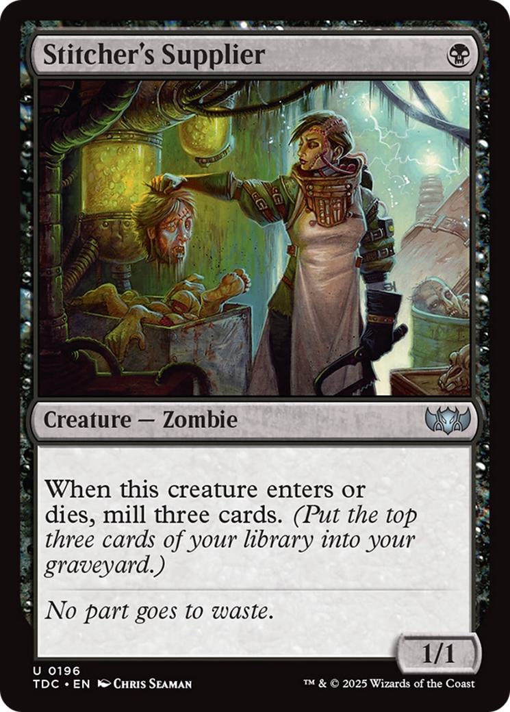 Stitcher's Supplier [196] [Tarkir: Dragonstorm: Commander] [Non-Foil]