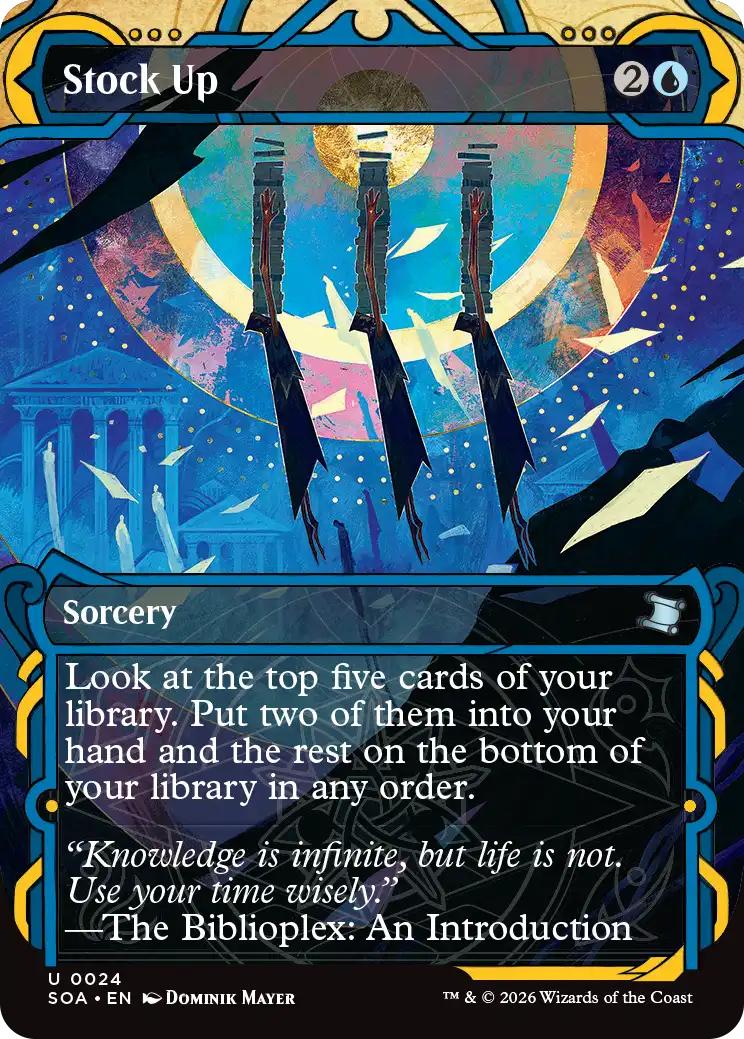 Stock Up [24] [Showcase] [Secrets of Strixhaven: Mystical Archive] [Non-Foil]