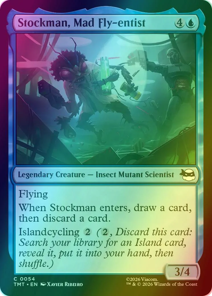 Stockman, Mad Fly-entist [54] [Teenage Mutant Ninja Turtles] [Foil]