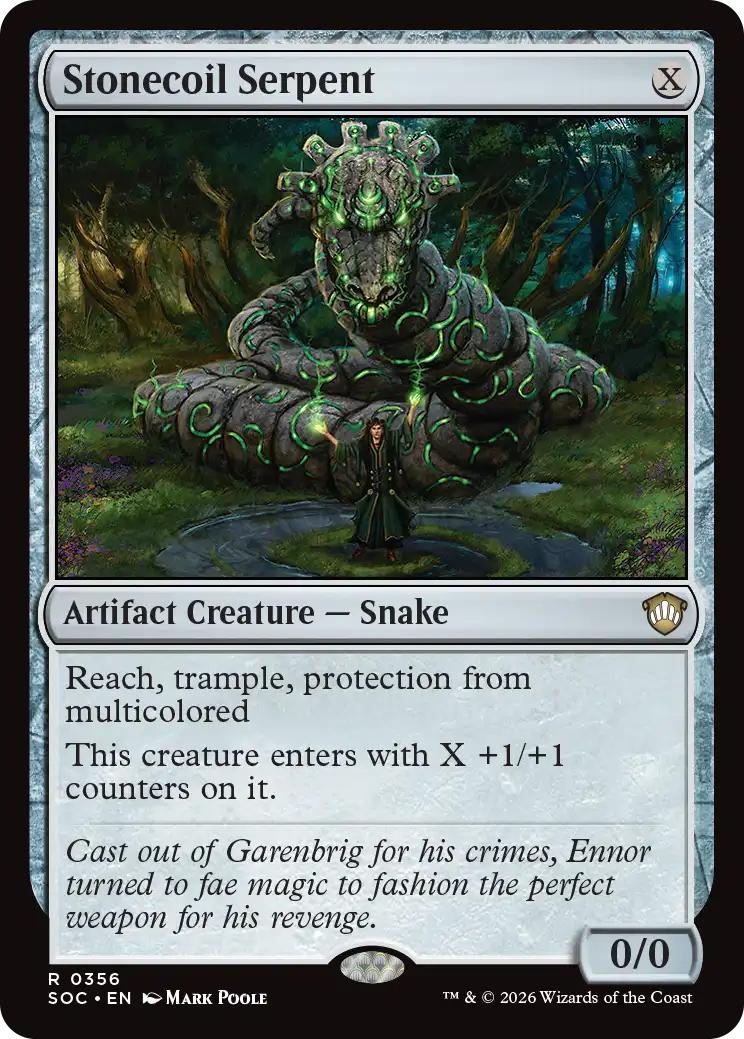 Stonecoil Serpent [356] [Secrets of Strixhaven: Commander] [Non-Foil]