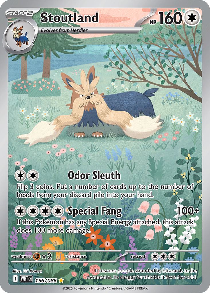 Stoutland - 156/086 - Illustration Rare [sv105w-156] [Ultra]