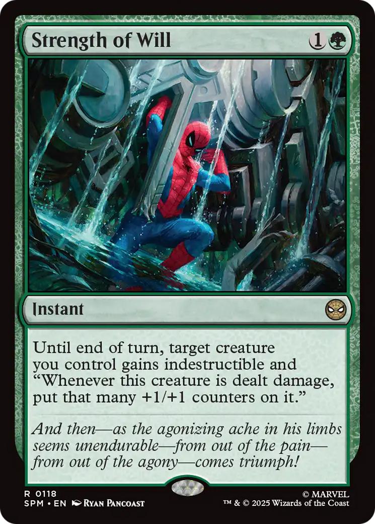 Strength of Will [118] [Marvel's Spider-Man] [Non-Foil]