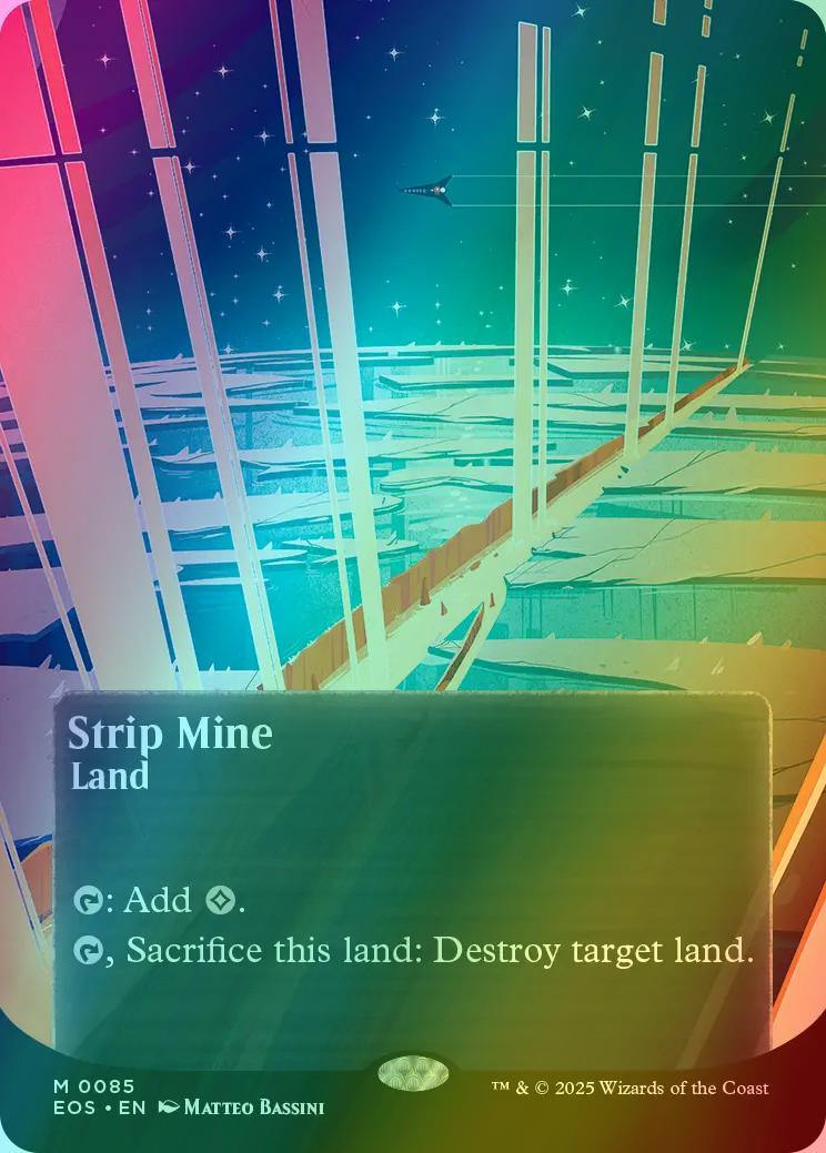 Strip Mine [85] [Borderless] [Poster] [Edge of Eternities: Stellar Sights] [Foil]