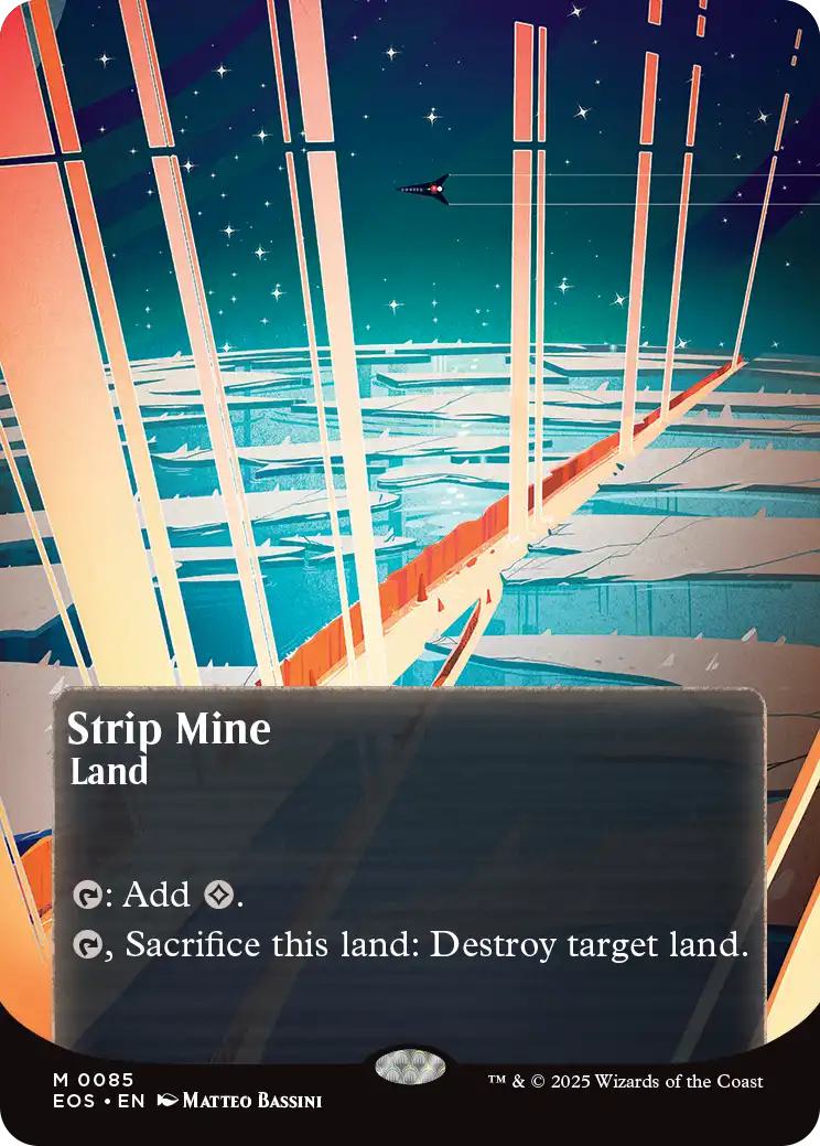 Strip Mine [85] [Borderless] [Poster] [Edge of Eternities: Stellar Sights] [Non-Foil]