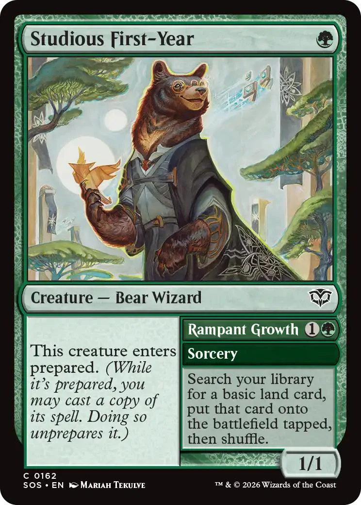 Studious First-Year // Rampant Growth [162] [Secrets of Strixhaven] [Non-Foil]
