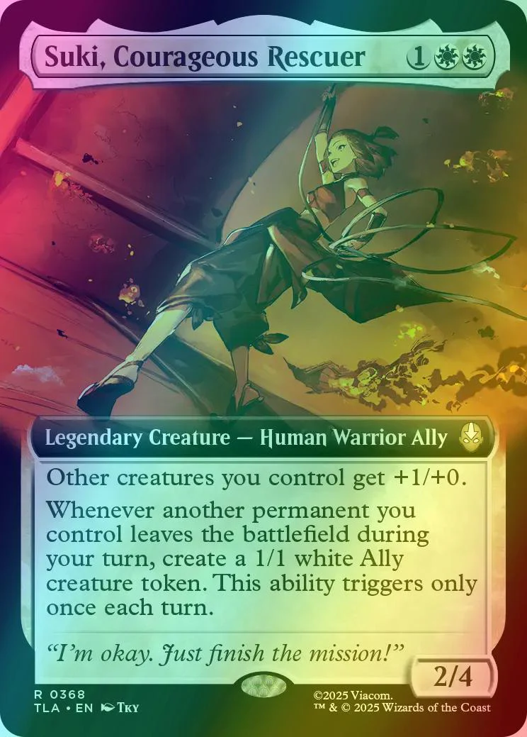 Suki, Courageous Rescuer [368] [Extended Art] [Avatar: The Last Airbender] [Foil]